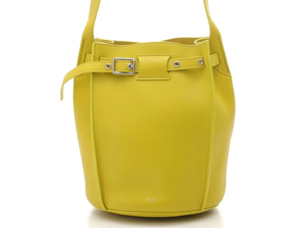 Celine Big Bag Bucket Calf Yellow